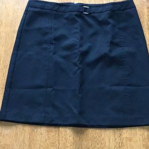 New York & Company Black City Stretch Skirt Sz 10